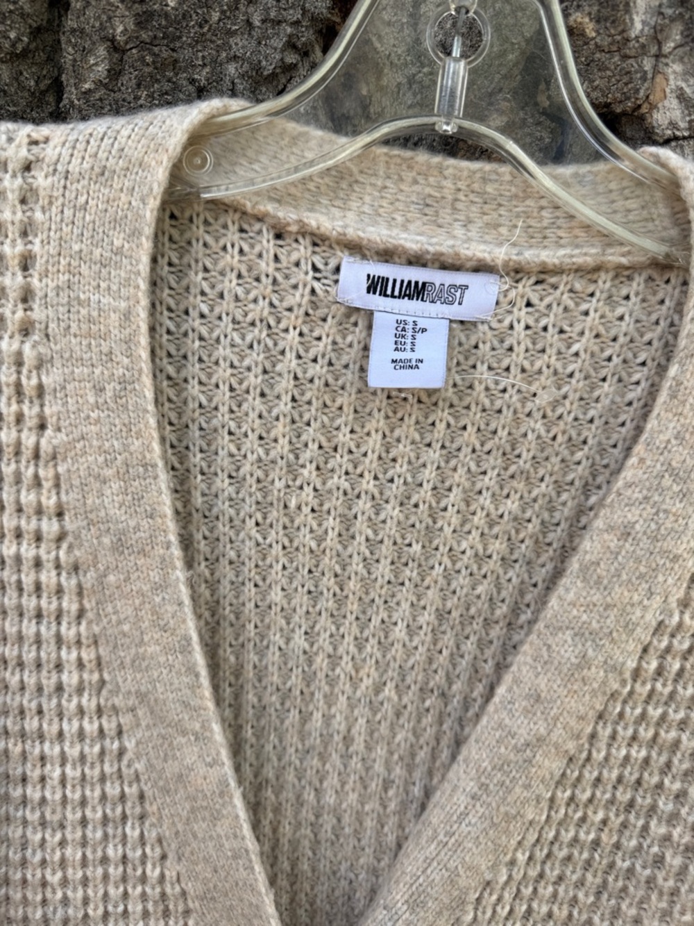 William rast knit cardigan